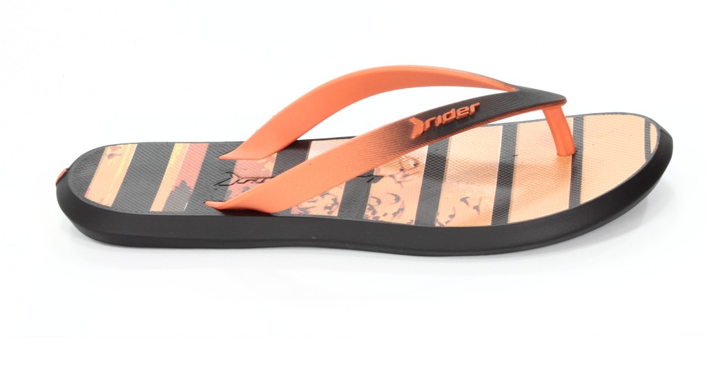 Rider Klapki Męskie 80894-22852 Black/Orange