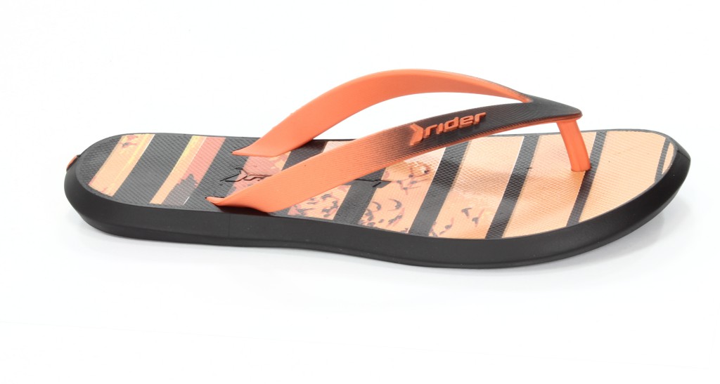 Rider Klapki Męskie 80894-22852 Black/Orange