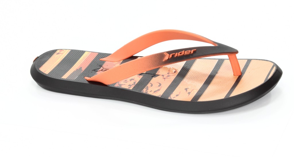 Rider Klapki Męskie 80894-22852 Black/Orange