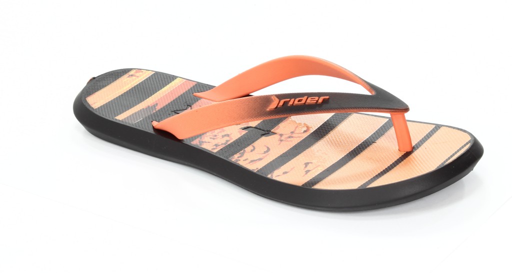 Rider Klapki Męskie 80894-22852 Black/Orange