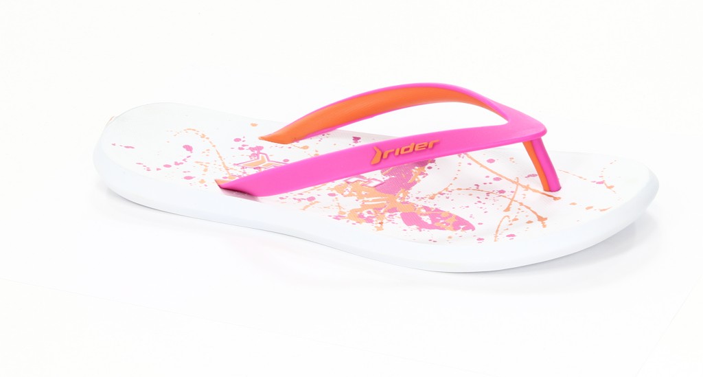 Rider Klapki Damskie 80943-22370 White/Orange/Pink