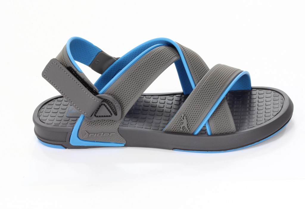Rider Sandały Męskie 80901-22488 Grey/Grey/Blue 