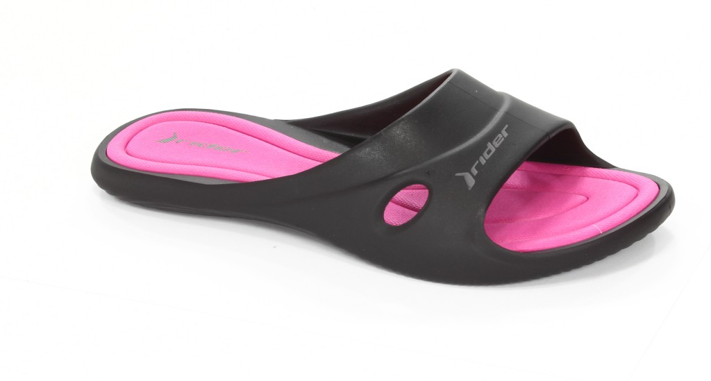 Rider Klapki Damskie 80924-20753 Slide Feet III Fem Black/Pink