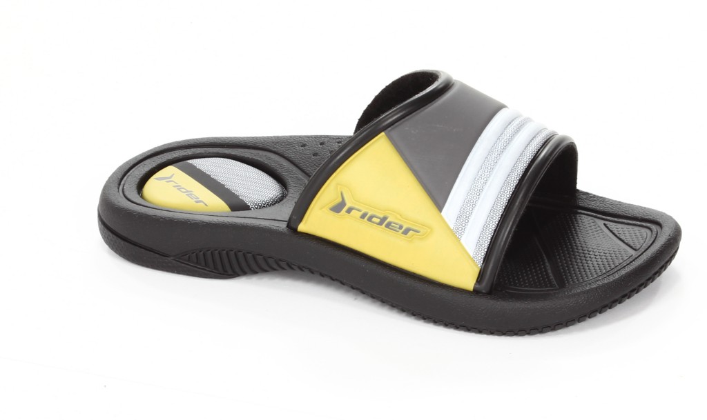 Rider Klapki Młodzieżowe 80944-02266 Drive Kids Black/Dark Grey/Yellow