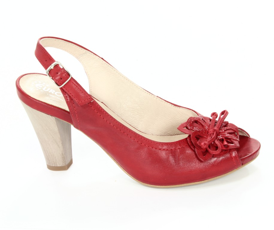 Eksbut Sandały 33-2219-719/881-1G Czerwony