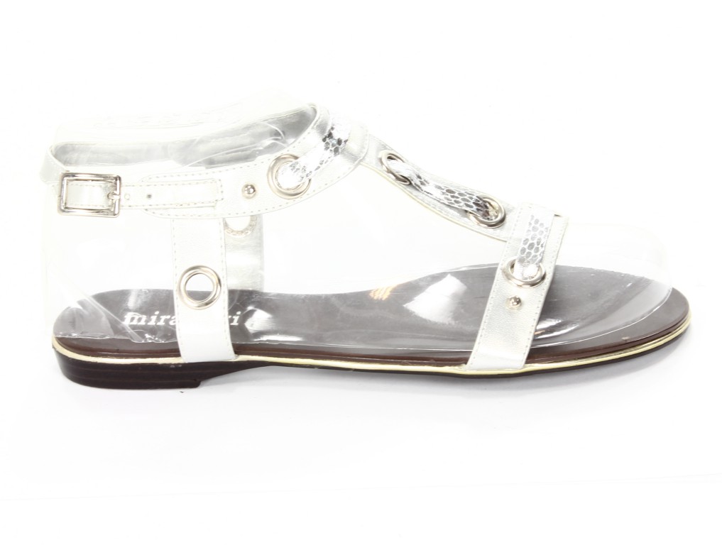 Mirafiori Sandały Damskie 1A02-2120-10A Silver 