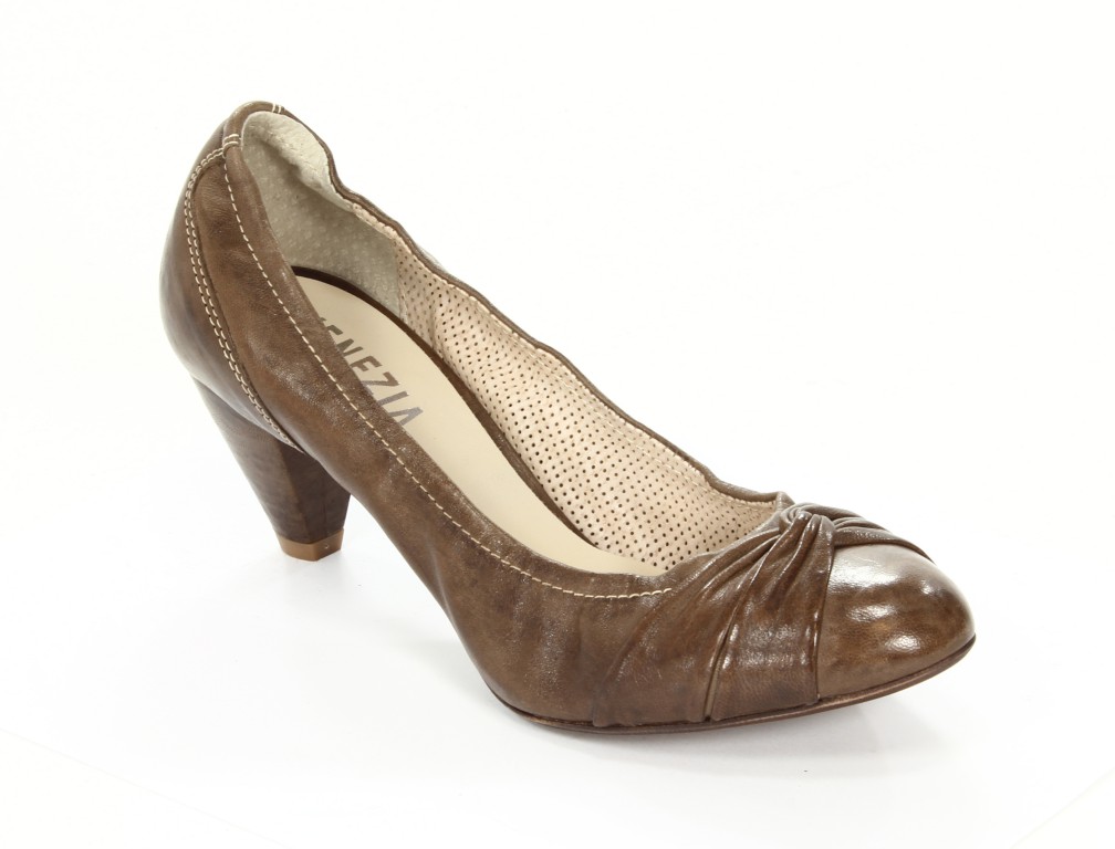 Venezia Czółenka Damskie 670 Taupe 
