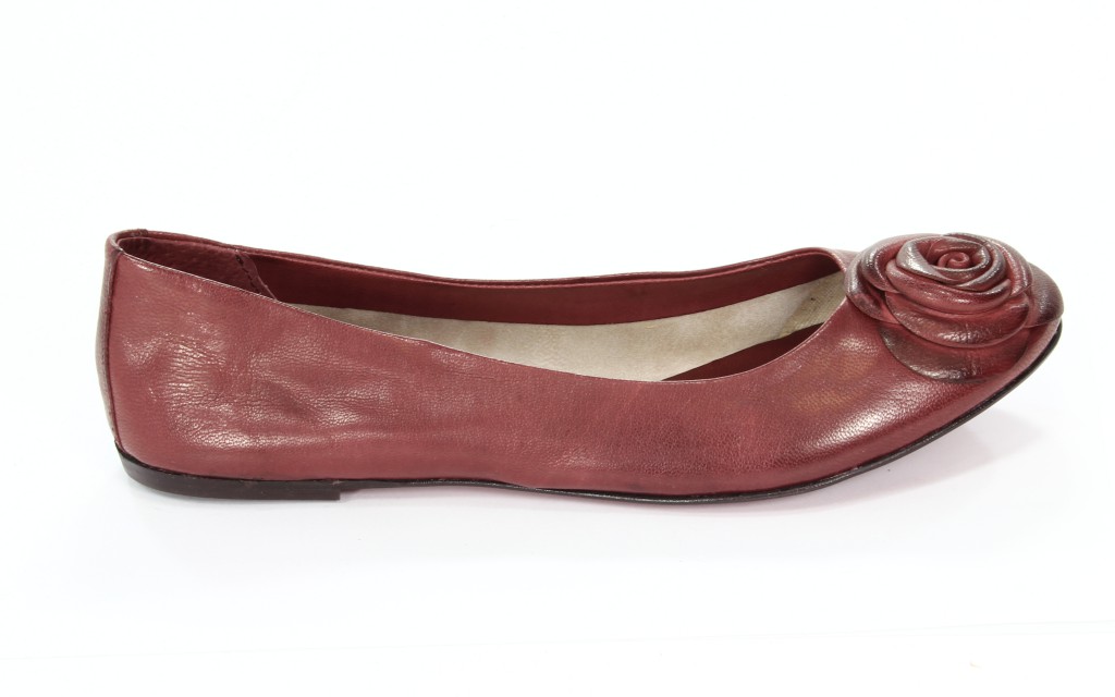 Venezia Baleriny Damskie 2354 Capra Vegetale Mattone 
