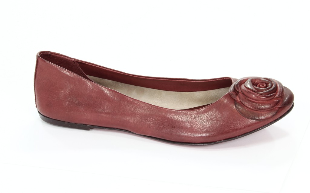 Venezia Baleriny Damskie 2354 Capra Vegetale Mattone 