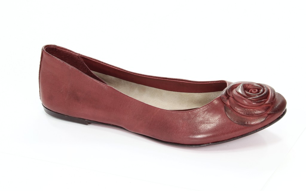 Venezia Baleriny Damskie 2354 Capra Vegetale Mattone 