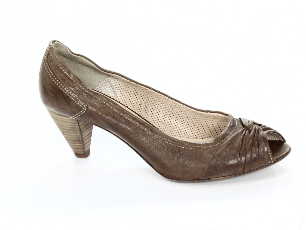 Venezia Czółenka Damskie 6070 Taupe 