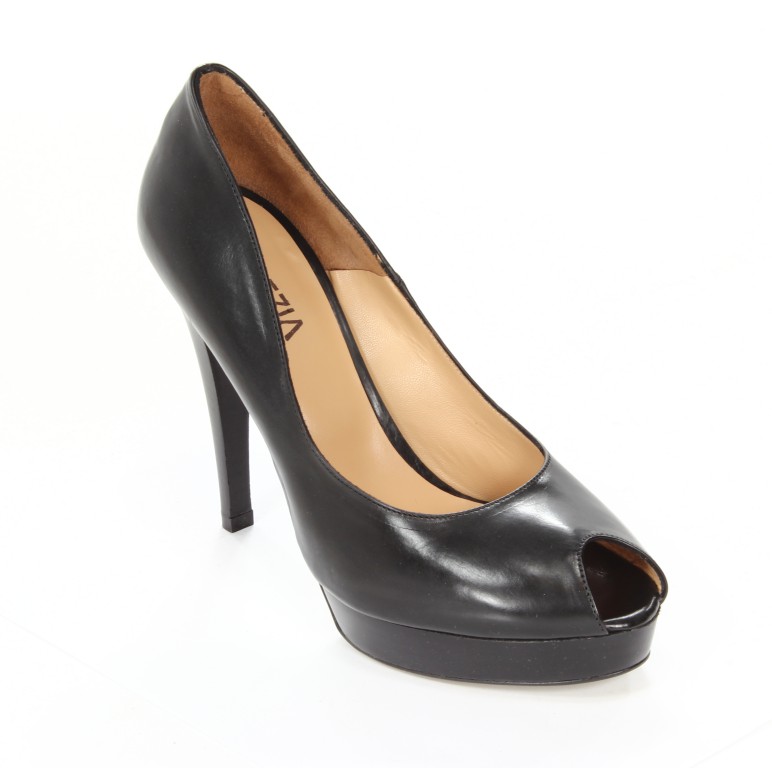 Venezia Czółenka Damskie 8700 Parma Nero 
