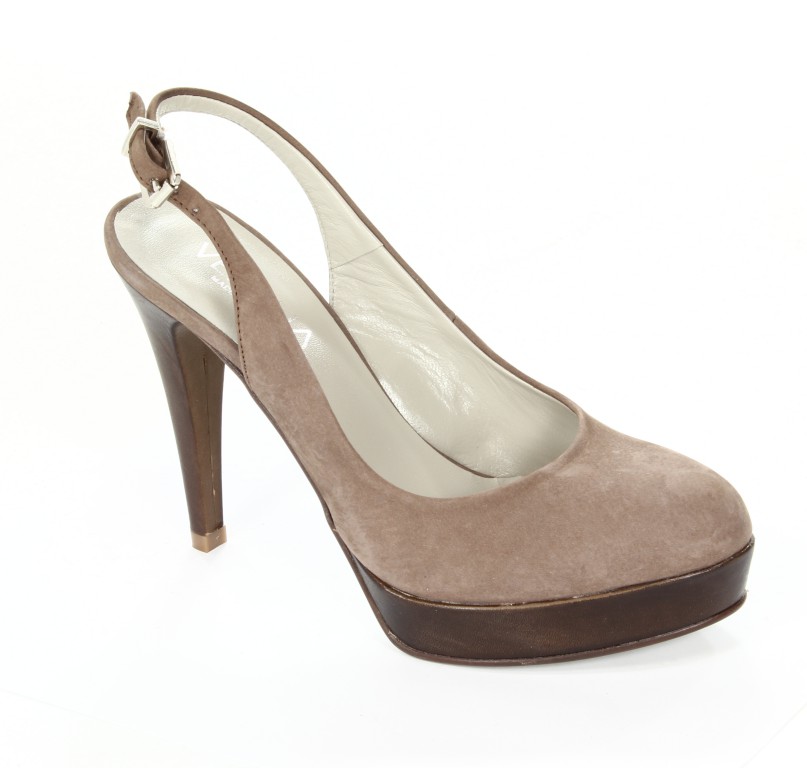 Venezia Czółenka Damskie 1606 N1Hrea+Vac.Marrone