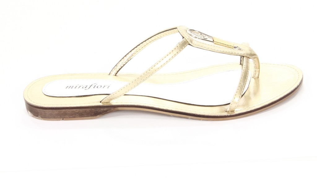Mirafiori Klapki Damskie J-7073-57 LT.Gold