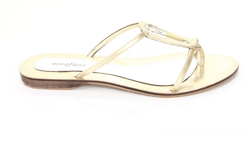 Mirafiori Klapki Damskie J-7073-57 LT.Gold