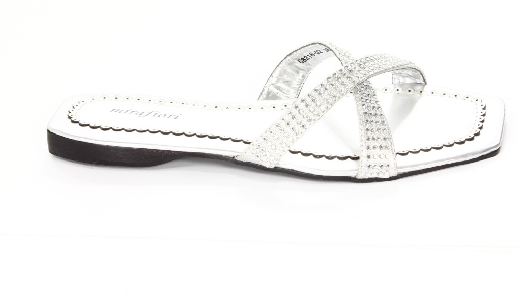 Mirafiori Klapki Damskie C-8216-02 Silver 