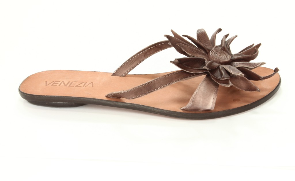 Venezia Klapki Damskie 12782 DK.Brown 