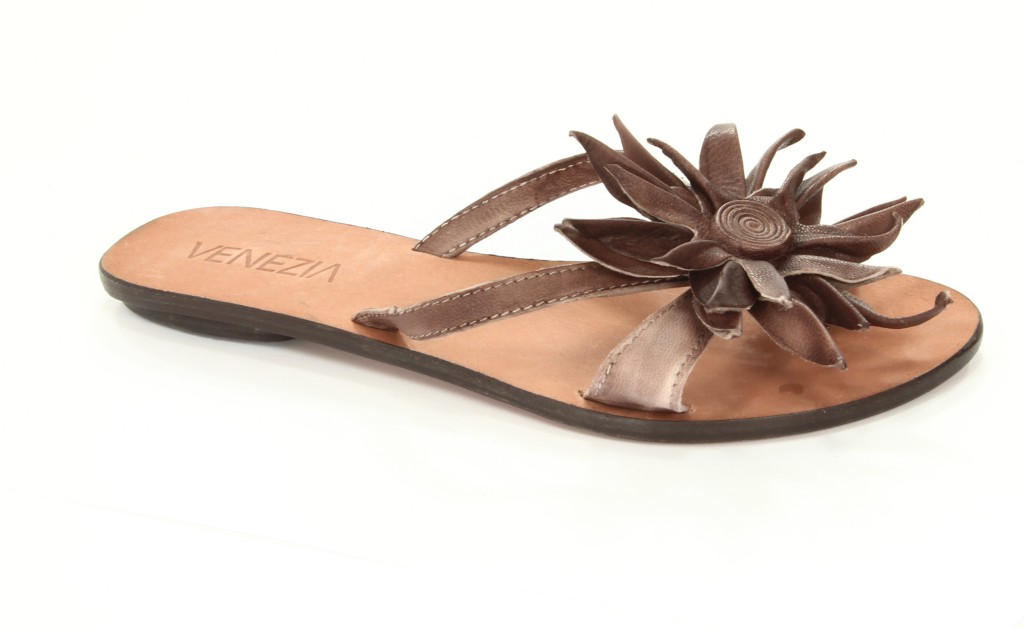 Venezia Klapki Damskie 12782 DK.Brown 