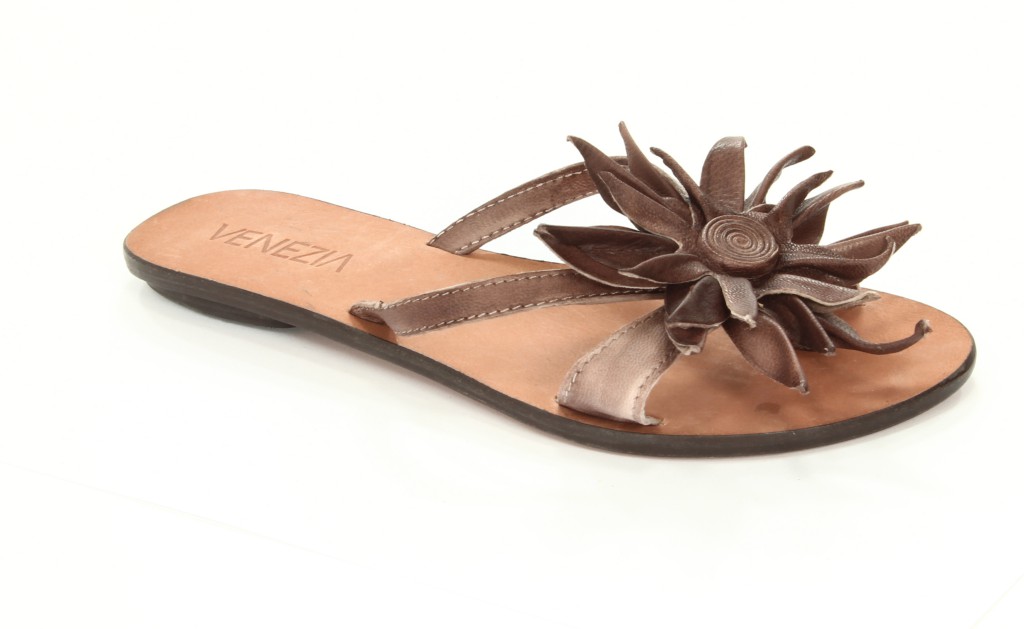 Venezia Klapki Damskie 12782 DK.Brown 