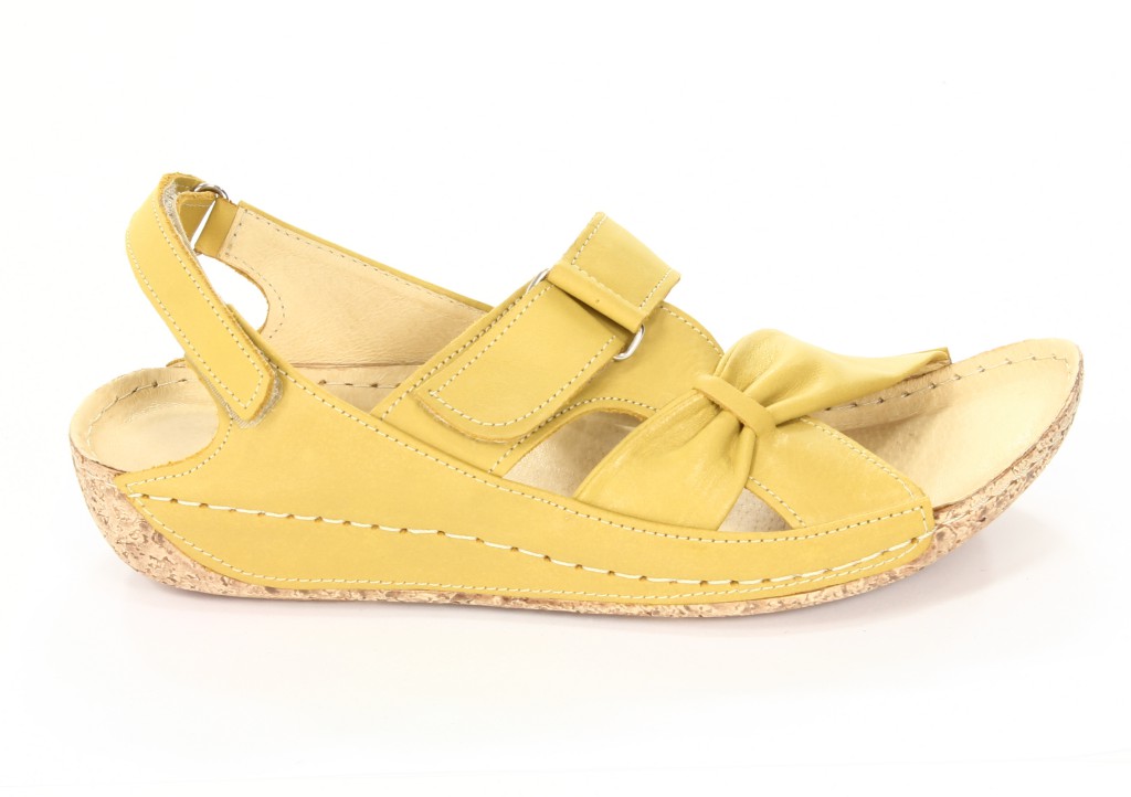 Euro Moda Sandały Damskie 530 Banan 