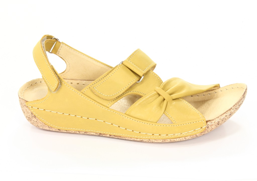 Euro Moda Sandały Damskie 530 Banan 