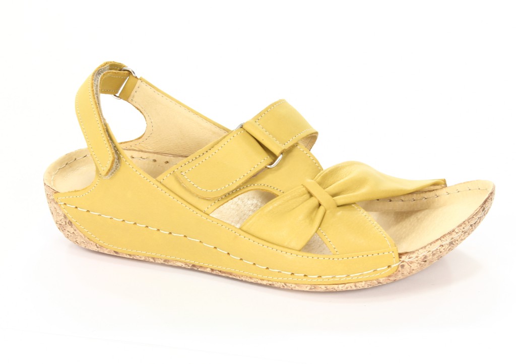 Euro Moda Sandały Damskie 530 Banan 