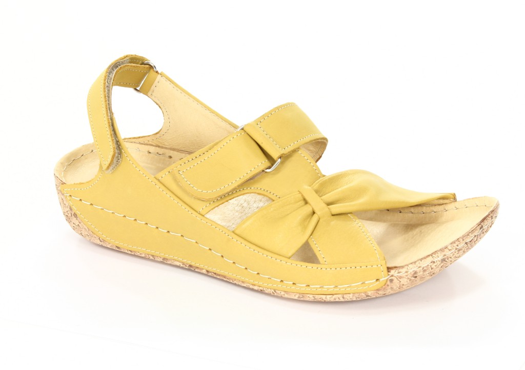 Euro Moda Sandały Damskie 530 Banan 