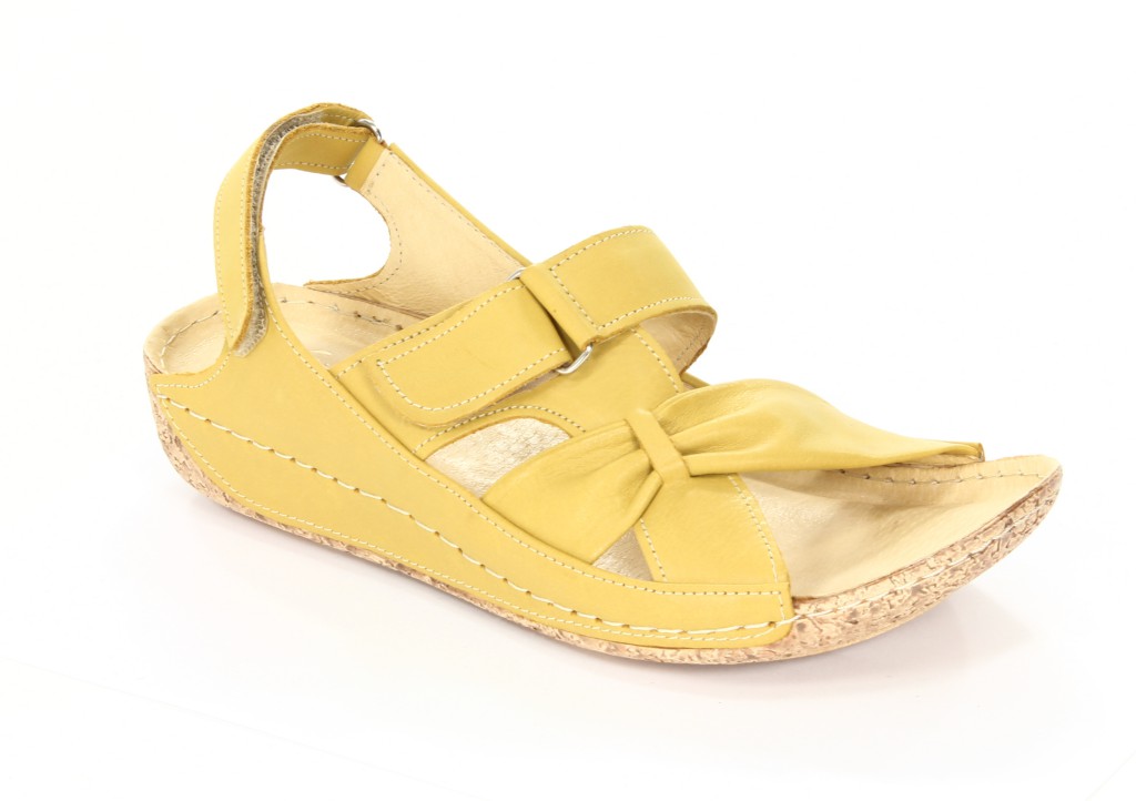 Euro Moda Sandały Damskie 530 Banan 