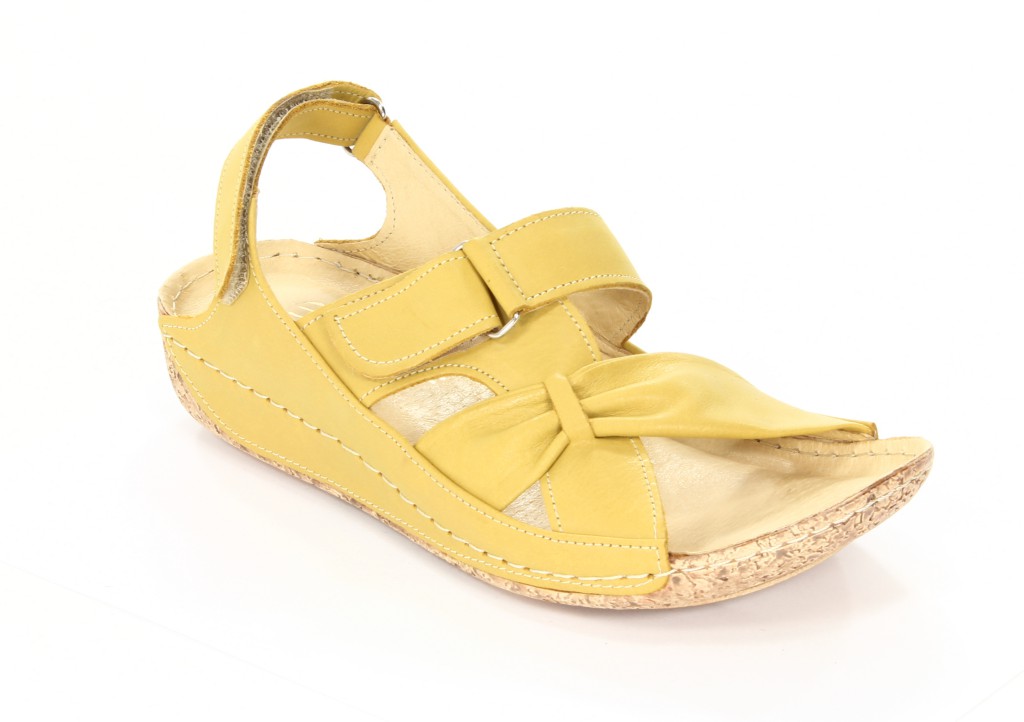 Euro Moda Sandały Damskie 530 Banan 