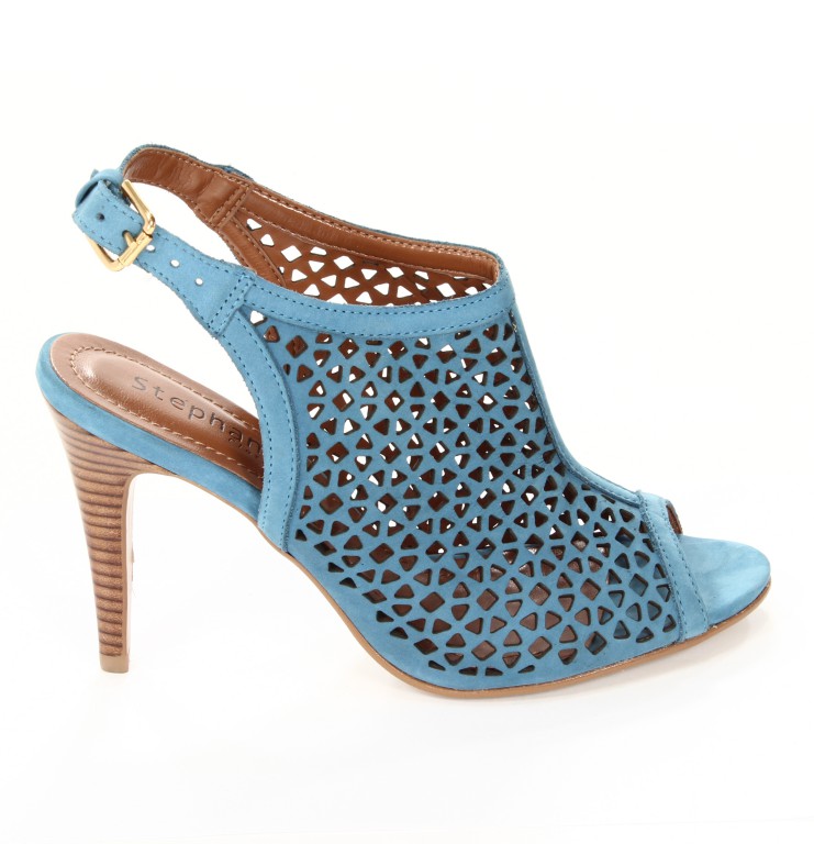 Stephanie Sandały Damskie 5505 Nubuck Oceano