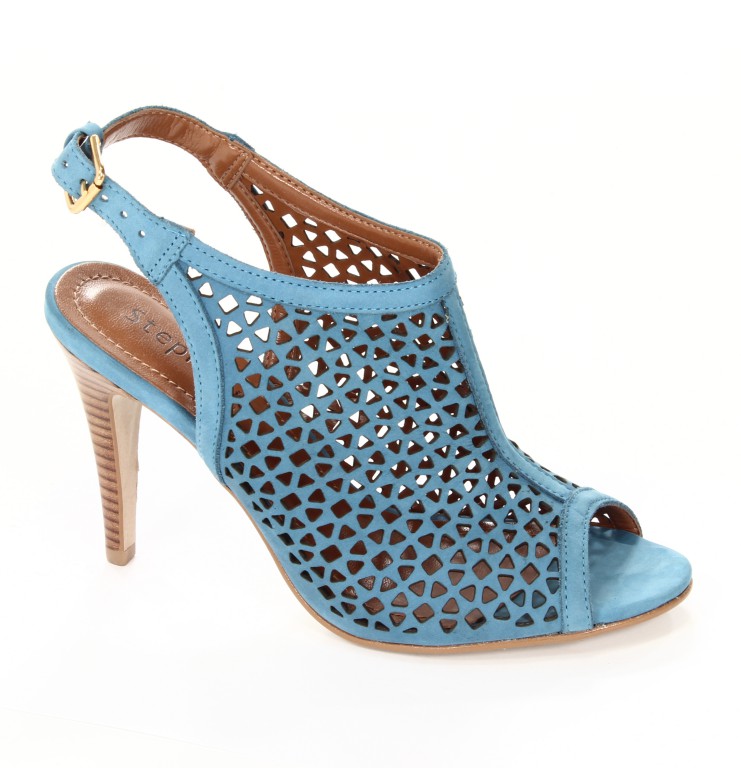 Stephanie Sandały Damskie 5505 Nubuck Oceano