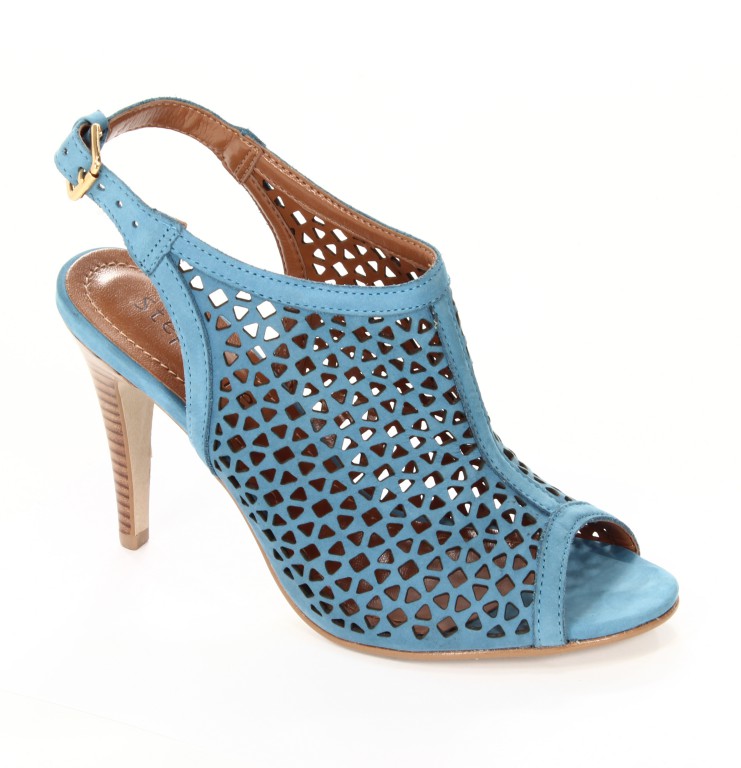 Stephanie Sandały Damskie 5505 Nubuck Oceano