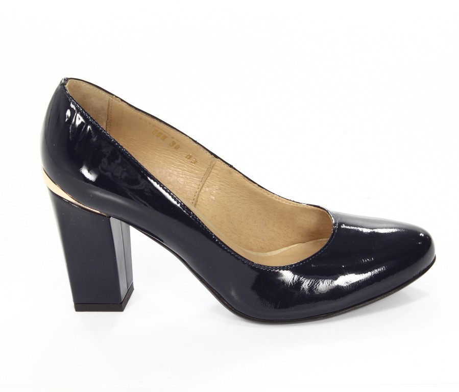 A.J.F Czółenka Damskie 559 Granat 159 