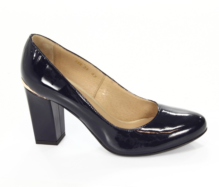 A.J.F Czółenka Damskie 559 Granat 159 