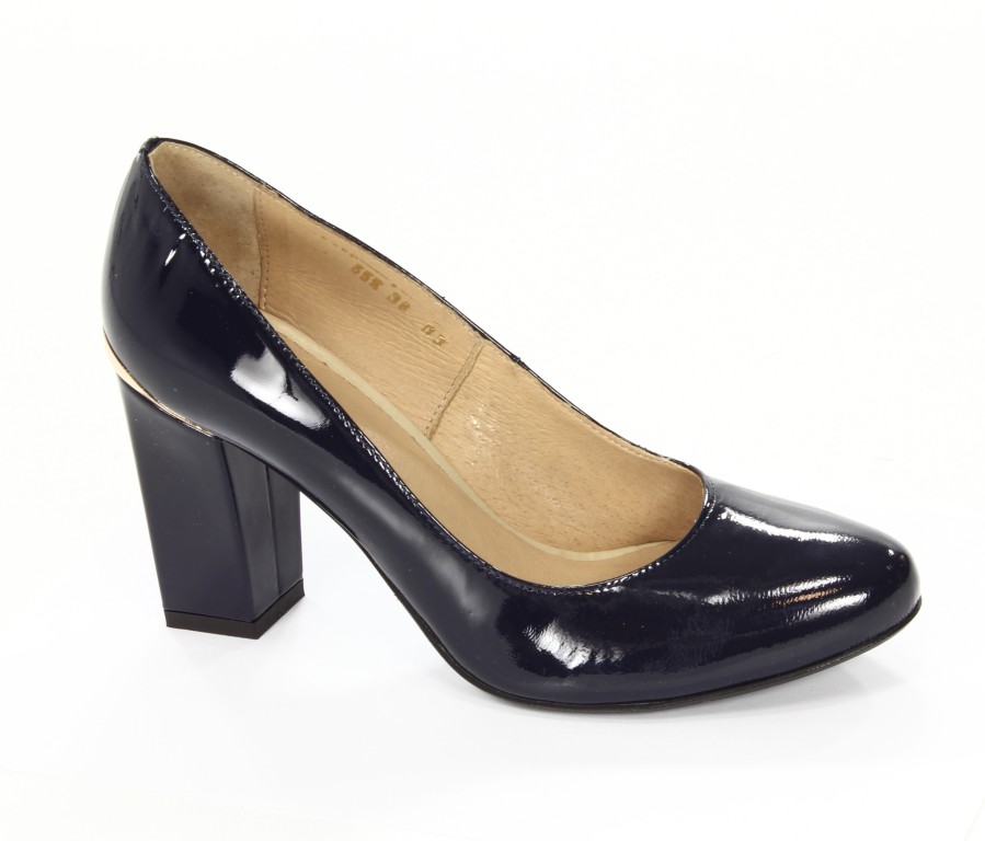 A.J.F Czółenka Damskie 559 Granat 159 