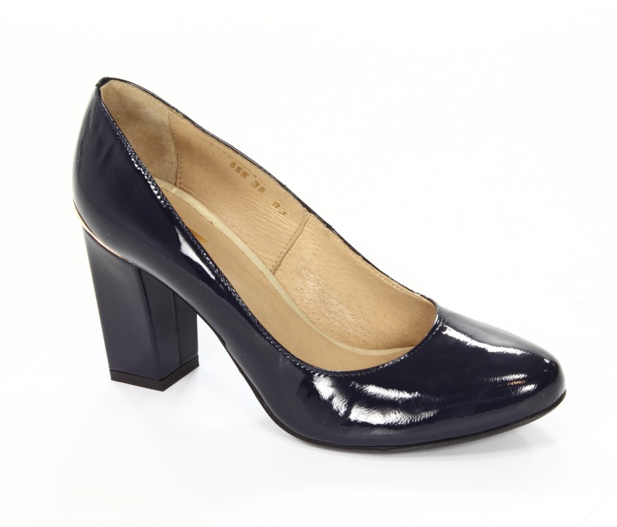 A.J.F Czółenka Damskie 559 Granat 159 