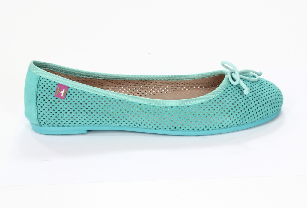 Hispanitas Baleriny Damskie HV37737 Crosta-V3 Jade 