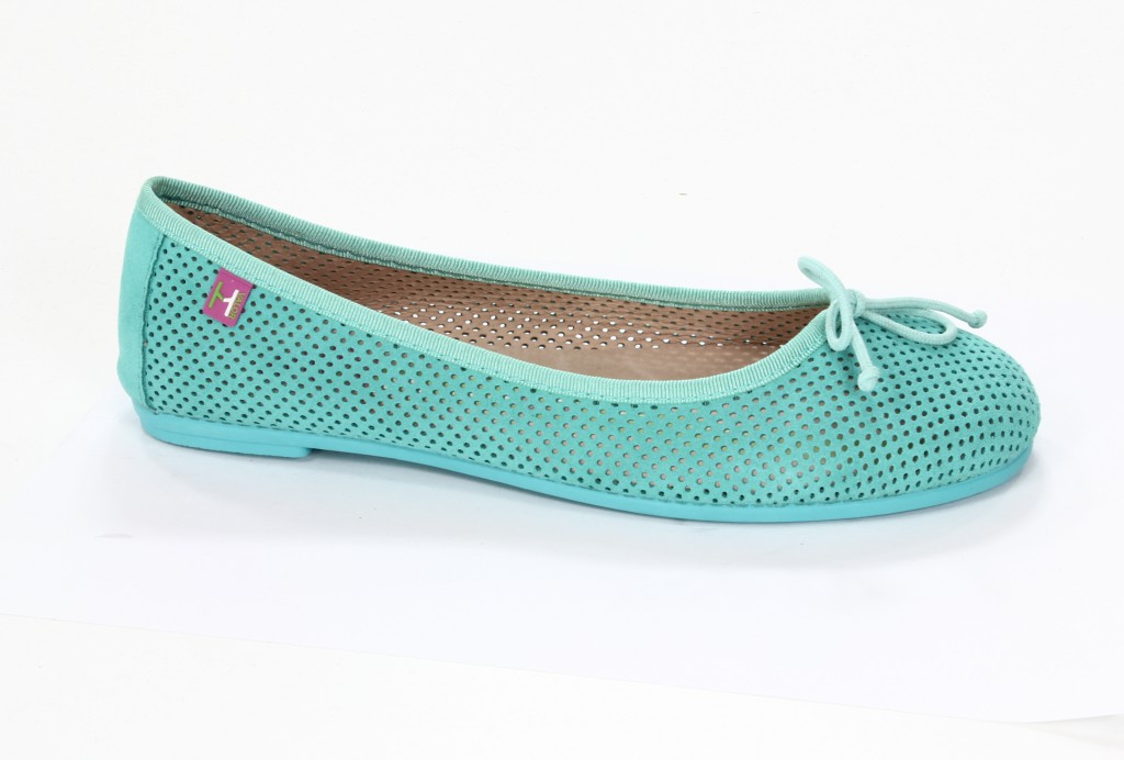 Hispanitas Baleriny Damskie HV37737 Crosta-V3 Jade 