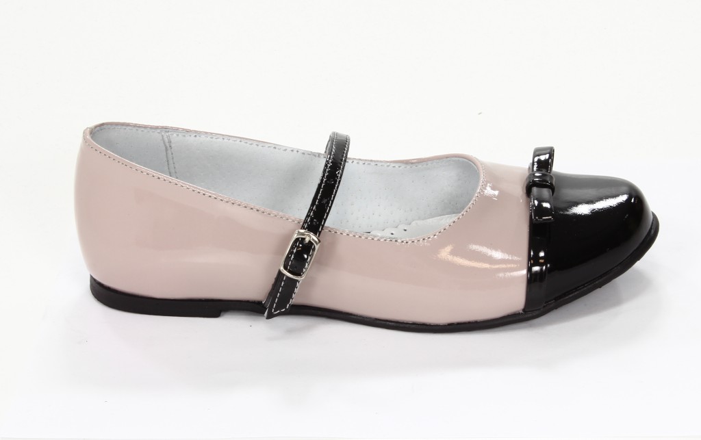 Zarro Baleriny Dziecięce 40/64 Beż Lakier r.25-30