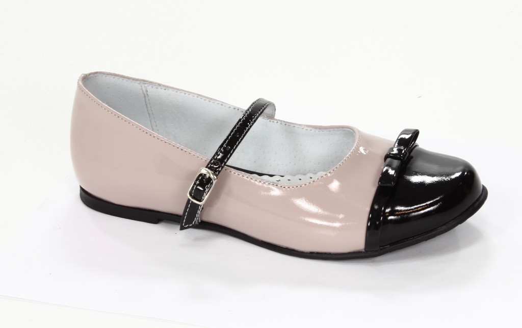 Zarro Baleriny Dziecięce 40/64 Beż Lakier r.25-30