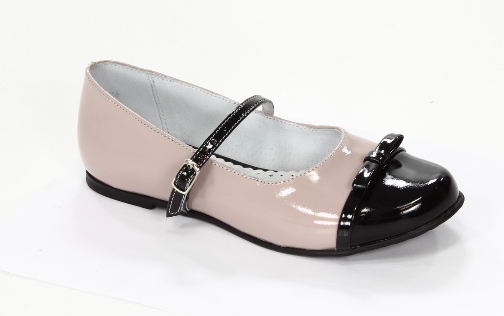 Zarro Baleriny Dziecięce 40/64 Beż Lakier r.25-30