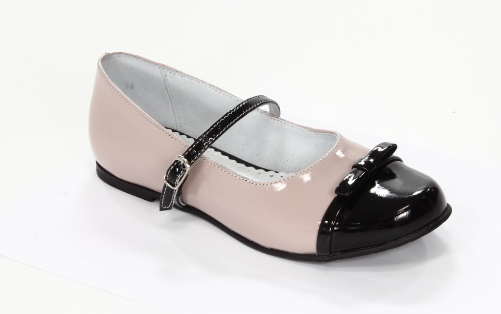 Zarro Baleriny Dziecięce 40/64 Beż Lakier r.25-30