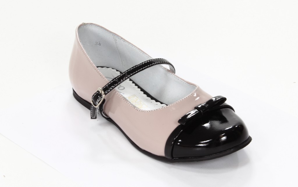 Zarro Baleriny Dziecięce 40/64 Beż Lakier r.25-30