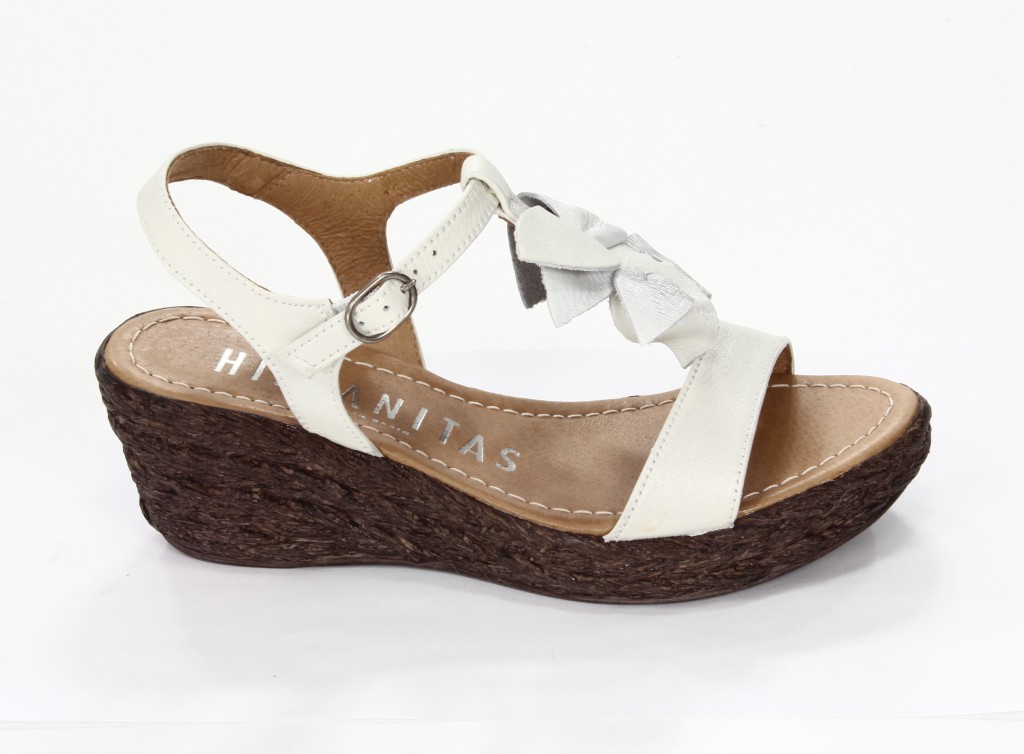 Hispanitas Sandały Damskie HV13958 Sauvage Blanco Vagabund Blanco 