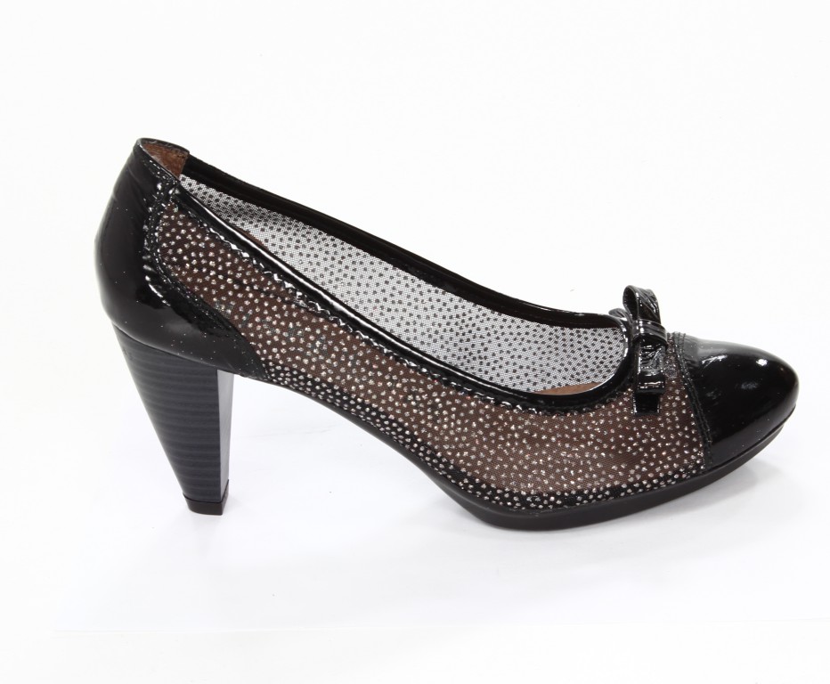 Hispanitas Czółenka Damskie HV13567 Sumatra Negro Galaxy Negro 