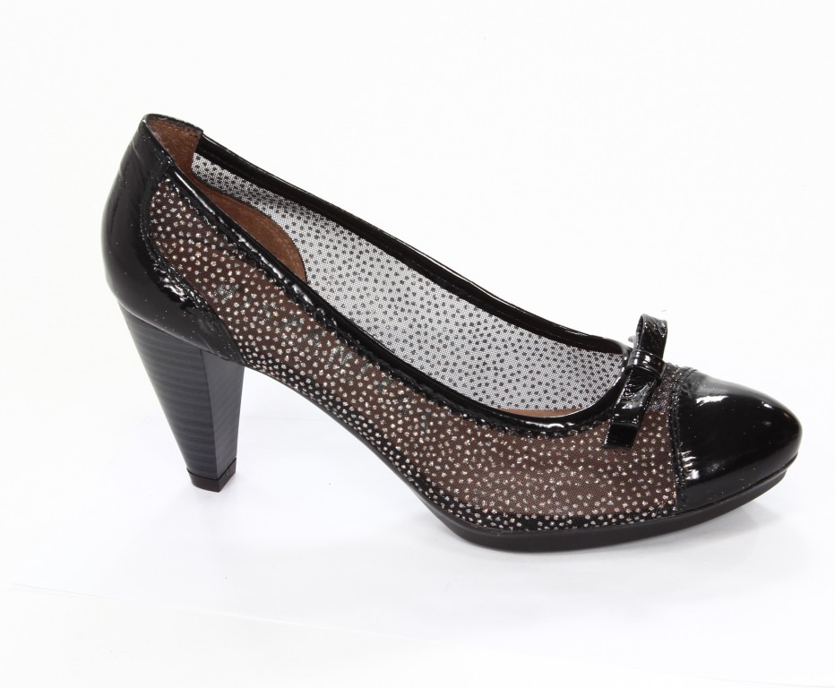 Hispanitas Czółenka Damskie HV13567 Sumatra Negro Galaxy Negro 