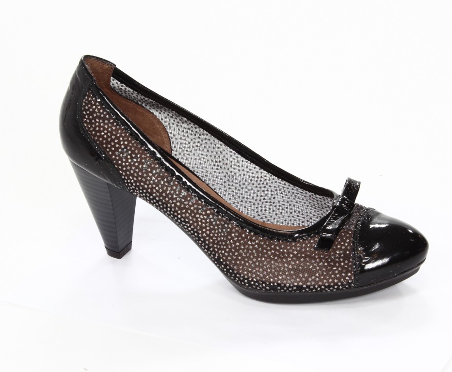 Hispanitas Czółenka Damskie HV13567 Sumatra Negro Galaxy Negro 