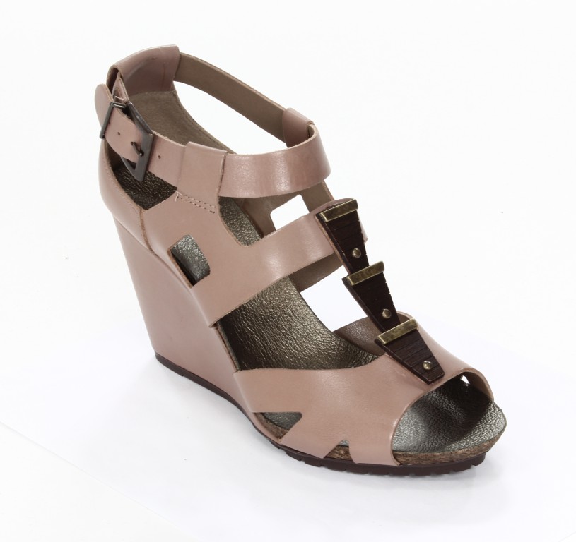 Clarks Sandaly Damskie 20349484 4 050 Sequin Flash Mink Leather 