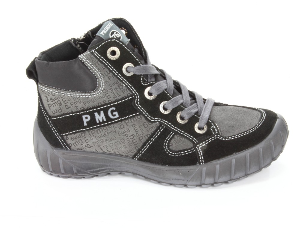 Primigi Trzewiki Młodzieżowe 97071-00 Sanni Scamosciato/Nero-Gri r.36-38
