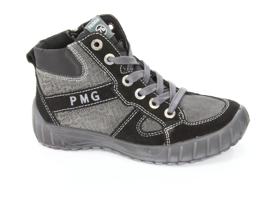 Primigi Trzewiki Młodzieżowe 97071-00 Sanni Scamosciato/Nero-Gri r.36-38